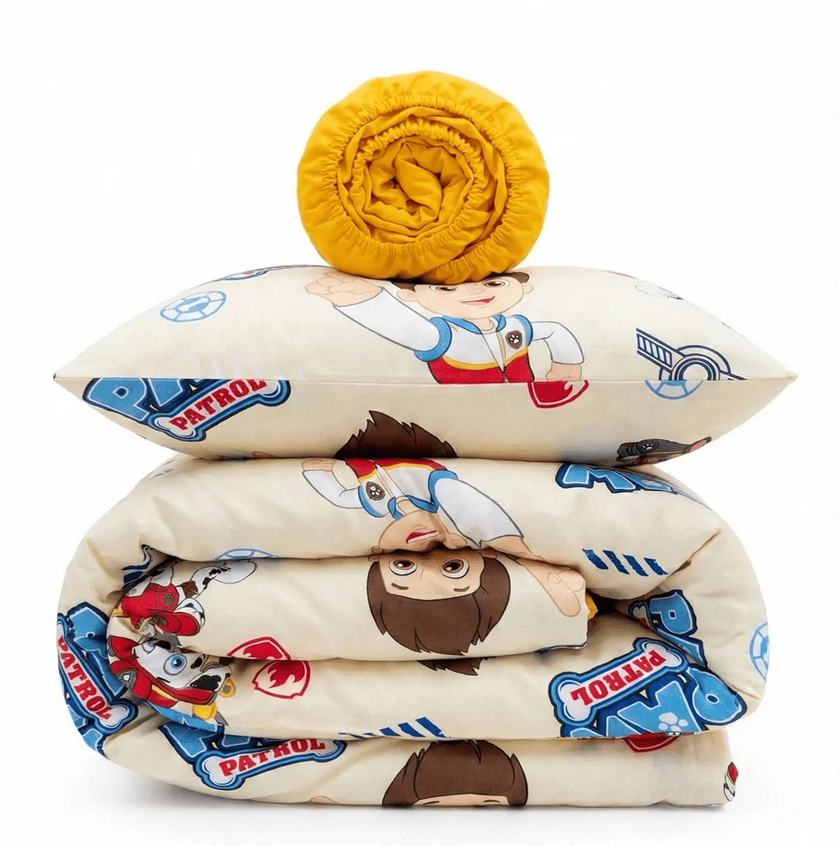 Paw Patrol Print Poplin Crib Bedding Set