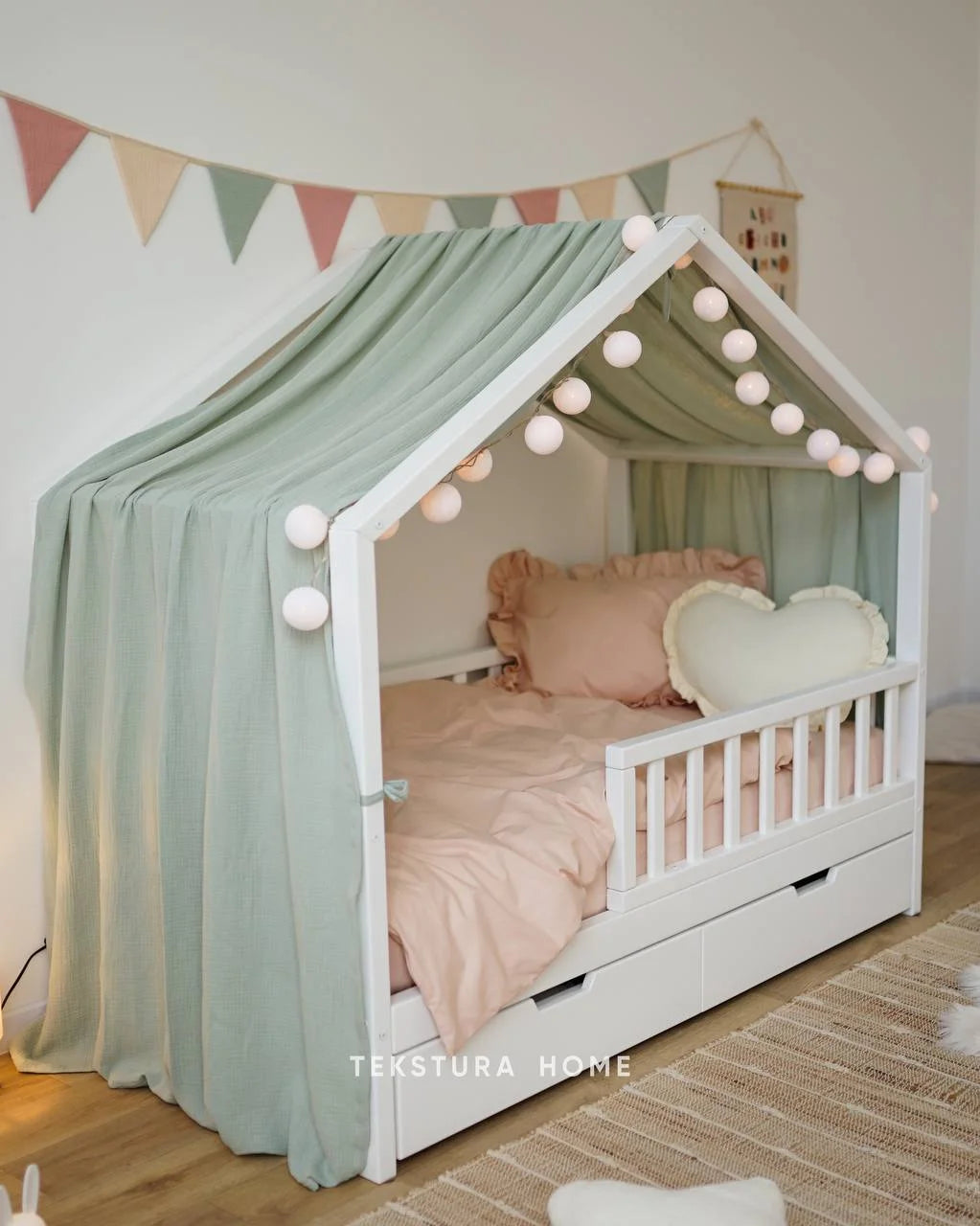 TinyTent Muslin House Bed Canopy
