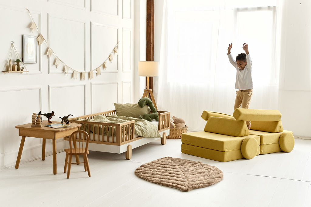 Motti-1 Soft Montessori Sofa - Yellow