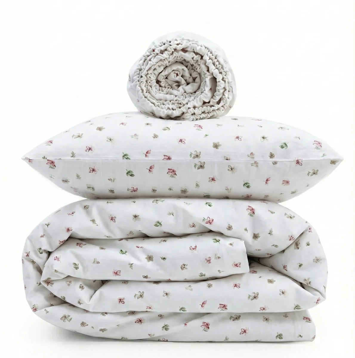 Florin Print Poplin Crib Bedding Set